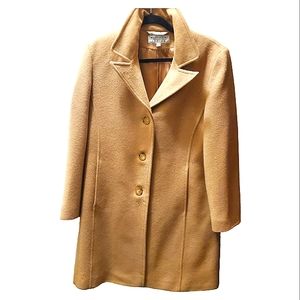 Larry Levine Design Pea Coat Tan Size 12P